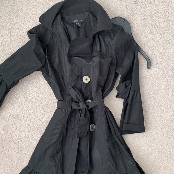 Black trench coat - Picture 5 of 6
